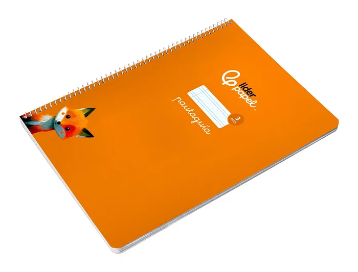 Liderpapel Cuaderno Espiral A4 Pautaguía Tapa Blanda 80 Hojas 75gr Cuadro Pautado 3mm Color Naranja Liderpapel Cuaderno Espiral A4 Pautaguía Tapa Blanda 80 Hojas 75gr Cuadro Pautado 3mm Color Naranja