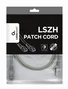 Gembird PP6A-LSZHCU-1M Cable de Red Cat6a S/FTP 1m Gris