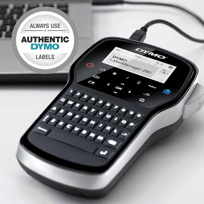 Dymo LabelManager LM280 QWERTY Plata y Negro Dymo LabelManager LM280 QWERTY Plata y Negro