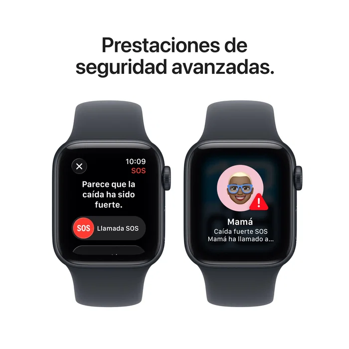 Apple Watch SE 3 GPS 40mm Medianoche Correa Deportiva Negra S/M Apple Watch SE 3 GPS 40mm Medianoche Correa Deportiva Negra S/M