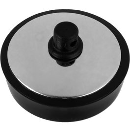 Tapón de Goma/Caucho 42 con Tapa Inox para Fregadero/Lavabo