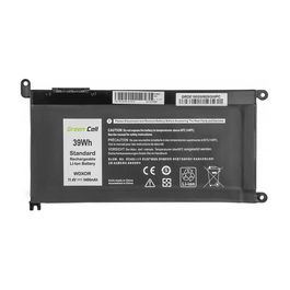 Green Cell DE150 Batería Li-Pol 3400mAh 11.4V 39Wh para DELL Inspiron 13 5368, 5378, 5379, 14 5482, 15 5565, 5567, 5568, 5570, 5578, 5579, 7560, 7570
