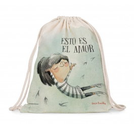 Algar Editorial (23).BOLSA DE TELA ESTO ES EL AMOR.(MINIMONI)