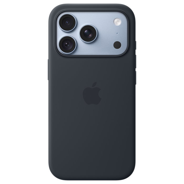 Apple Funda de silicona con MagSafe para iPhone 18 Pro - Azul marino Apple Funda de silicona con MagSafe para iPhone 18 Pro - Azul marino