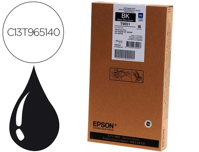 Epson T9651 XL Negro C13T965140