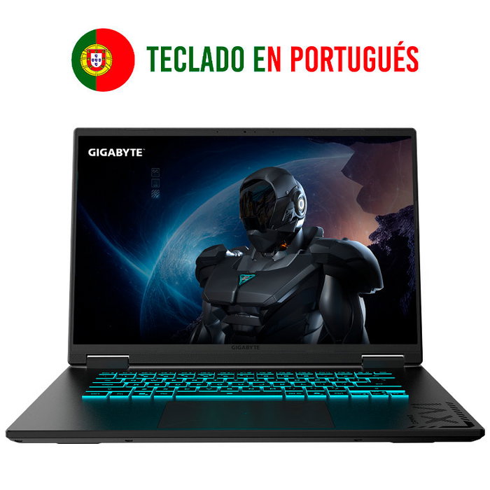 GIGABYTE GAMING A16 CTHI3PT894SD Portátil 16" WUXGA 165Hz, Intel Core i7-13620H, RTX 5050, 16GB DDR5, 1TB SSD, FreeDOS, Teclado Portugués GIGABYTE GAMING A16 CTHI3PT894SD Portátil 16" WUXGA 165Hz, Intel Core i7-13620H, RTX 5050, 16GB DDR5, 1TB SSD, FreeDOS, Teclado Portugués