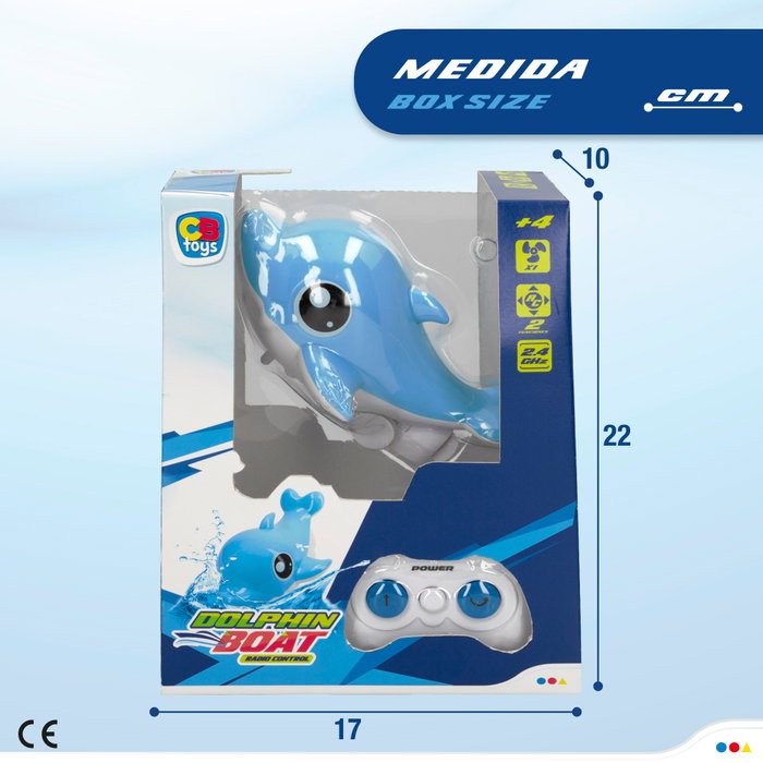 CB Toys Delfín de juguete acuático teledirigido