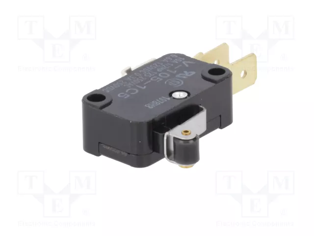 Aratas (Formerly Omron Components) Microconmutador SNAP ACTION SPDT con palanca Aratas (Formerly Omron Components) Microconmutador SNAP ACTION SPDT con palanca