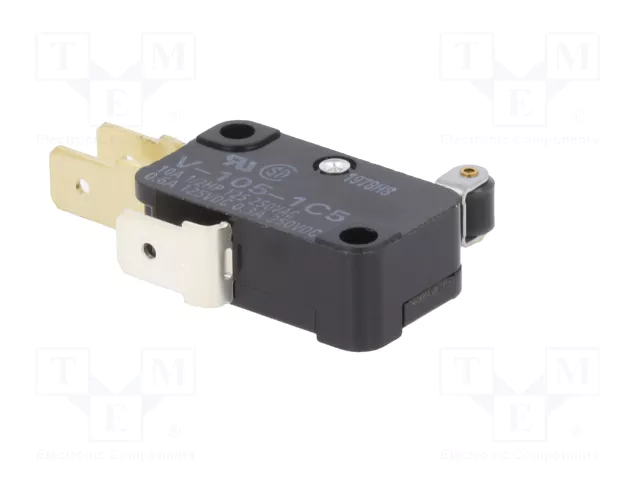 Aratas (Formerly Omron Components) Microconmutador SNAP ACTION SPDT con palanca Aratas (Formerly Omron Components) Microconmutador SNAP ACTION SPDT con palanca