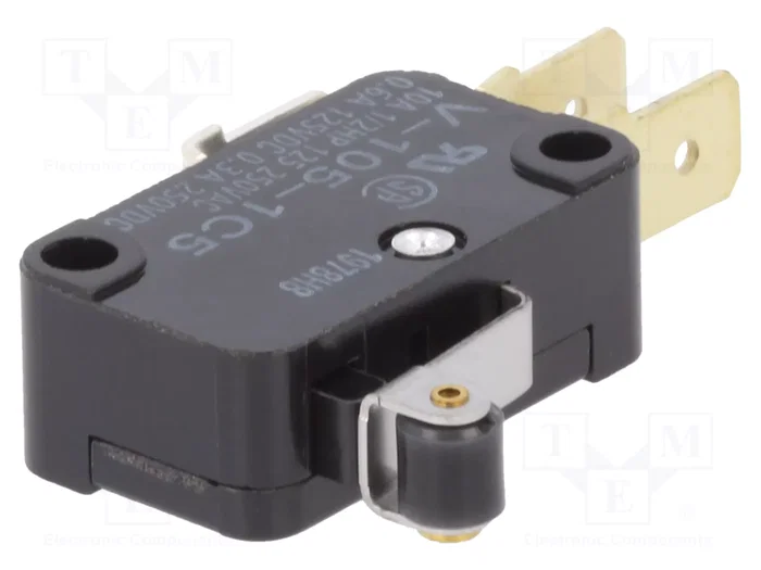 Aratas (Formerly Omron Components) Microconmutador SNAP ACTION SPDT con palanca Aratas (Formerly Omron Components) Microconmutador SNAP ACTION SPDT con palanca