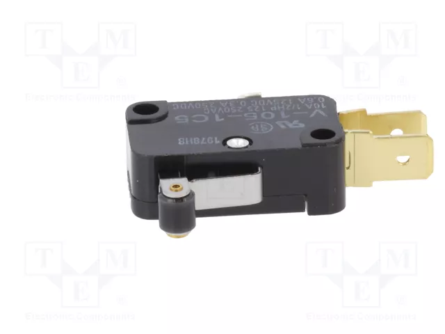 Aratas (Formerly Omron Components) Microconmutador SNAP ACTION SPDT con palanca Aratas (Formerly Omron Components) Microconmutador SNAP ACTION SPDT con palanca
