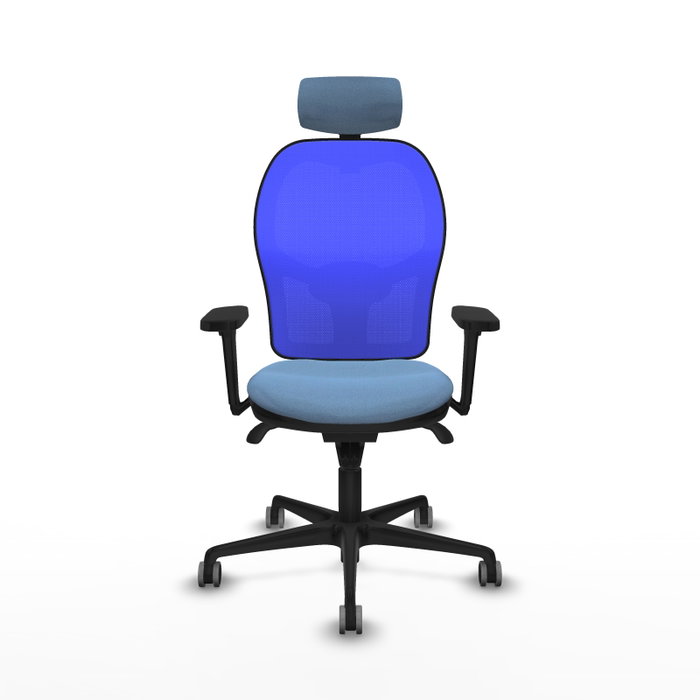 PIQUERAS Y CRESPO Silla de oficina Jorquera con mecanismo Sincro, Azul PIQUERAS Y CRESPO Silla de oficina Jorquera con mecanismo Sincro, Azul