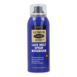 Ebin New York Wonder Lace Bond Aerosol Spray con Keratin Biotin para Fijación, 80 ml