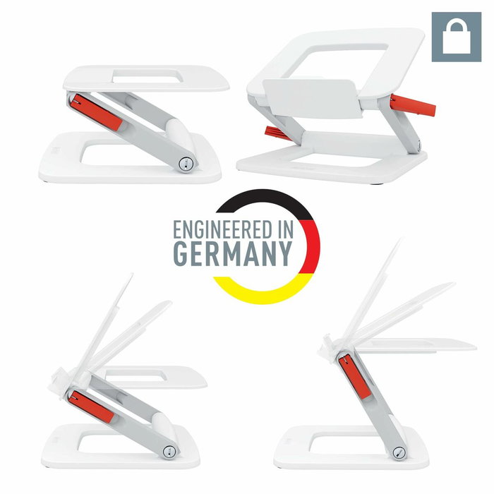 Leitz Ergo Soporte para Portátil Ajustable Blanco 64240001
