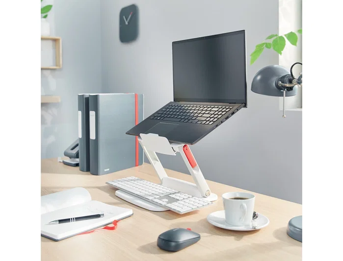 Leitz Ergo Soporte para Portátil Ajustable Blanco 64240001