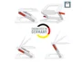 Leitz Ergo Soporte para Portátil Ajustable Blanco 64240001
