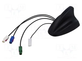 ACV Antena Shark para Automóviles AM, DVB-T, FM, GPS, TV