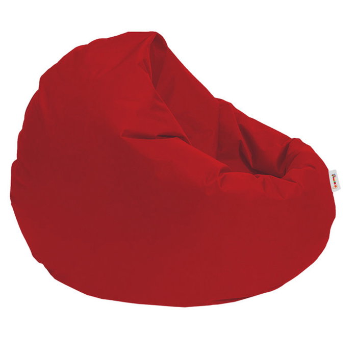 Atelier Del Sofa 100 Cushion Pouf Pouf de Jardín Redondo Poliéster Impermeable Rojo Atelier Del Sofa 100 Cushion Pouf Pouf de Jardín Redondo Poliéster Impermeable Rojo
