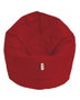 Atelier Del Sofa 100 Cushion Pouf Pouf de Jardín Redondo Poliéster Impermeable Rojo
