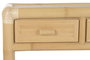 DKD Home Decor Consola Tropical Bambú y Ratán Natural 52 x 75 x 140 cm 3 Cajones