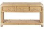 DKD Home Decor Consola Tropical Bambú y Ratán Natural 52 x 75 x 140 cm 3 Cajones