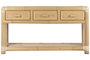 DKD Home Decor Consola Tropical Bambú y Ratán Natural 52 x 75 x 140 cm 3 Cajones
