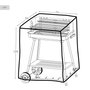 Aktive Funda para barbacoa impermeable 74x64x109 cm