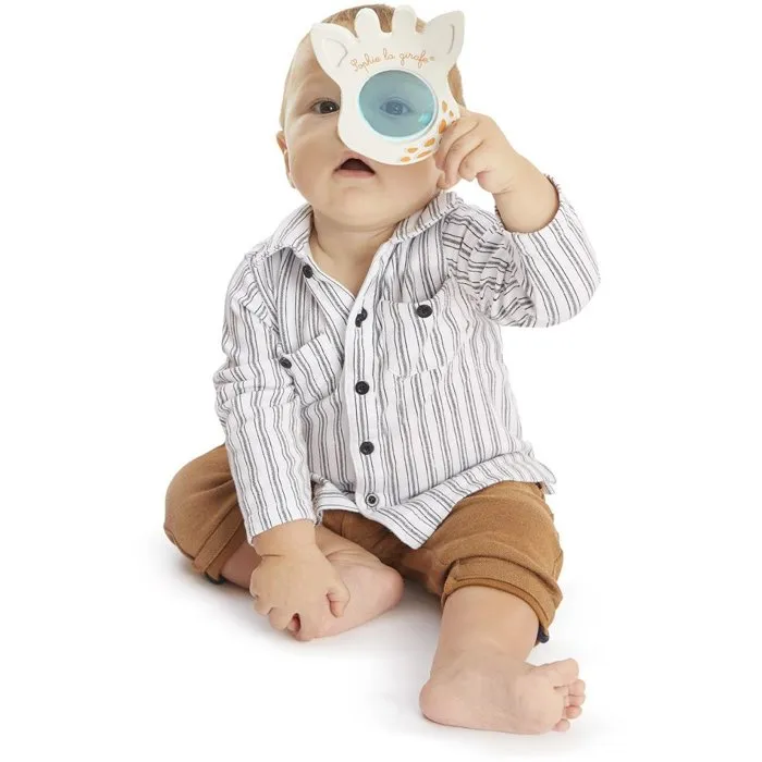 Sophie La Girafe - Juguete educativo Espejo Mágico para primera infancia con 4 lentes de caucho natural