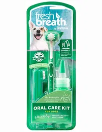 TropiClean Fresh Breath Kit Higiene Dental para Perros Pequeños y Medianos