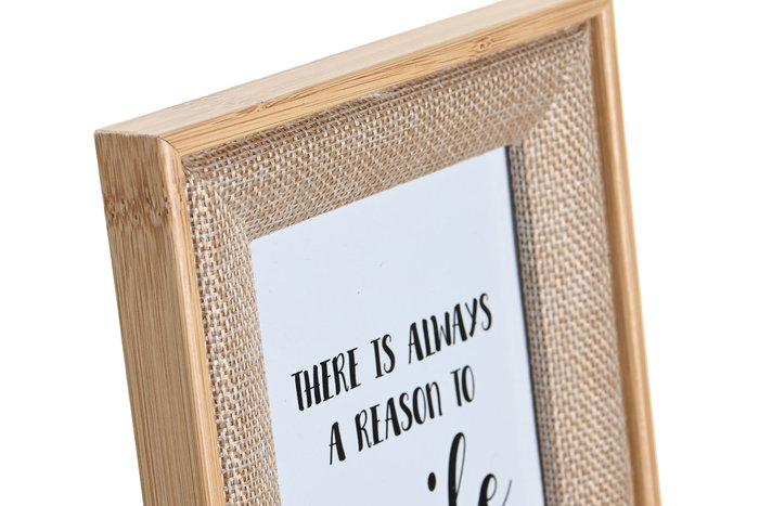 Marco Foto 10X15 Boho DKD Home Decor Natural Beige 2 x 19.5 x 14.5 cm (6 Unidades)