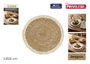 Inde Salvamantel Seagrass Red Bicolor 24 Unidades