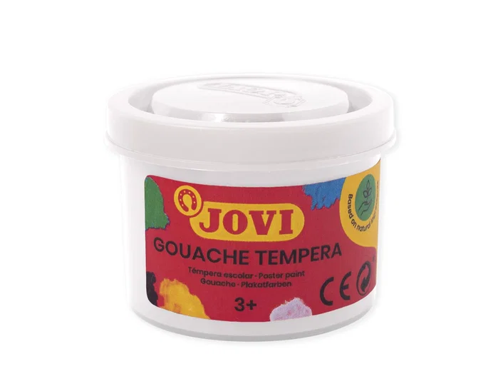 Jovi Témpera Escolar Estuche 5 Botes Blanco de 35ml