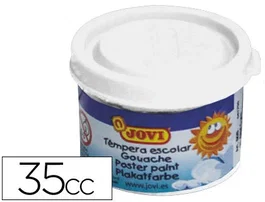 Jovi Témpera Escolar Estuche 5 Botes Blanco De 35 mL