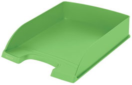 Leitz Bandeja Porta Documentos Recycle Verde Plástico 255x357x70 mm, A4, Ecológica, Climáticamente Neutro
