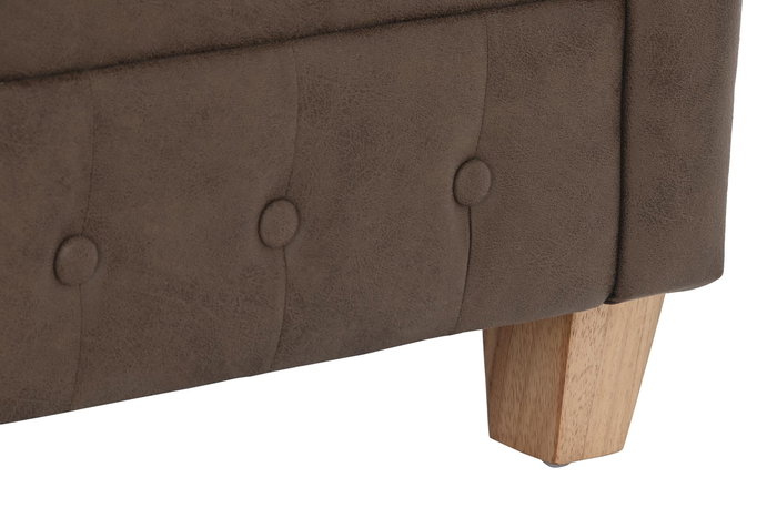 DKD Home Decor Sillón Vintage Marron Natural 80 x 70 x 80 cm