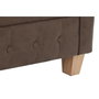 DKD Home Decor Sillón de Poliéster y Madera Marrón