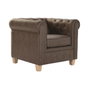 DKD Home Decor Sillón de Poliéster y Madera Marrón