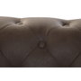 DKD Home Decor Sillón de Poliéster y Madera Marrón