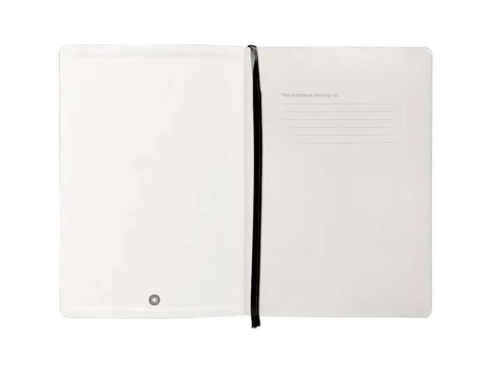 Antartik Cuaderno Antartik Notes Tapa Blanda Negro Hojas Lisas A5