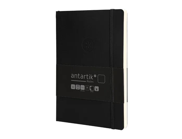 Antartik Cuaderno Antartik Notes Tapa Blanda Negro Hojas Lisas A5