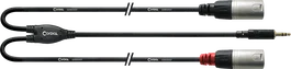 Cordial Cable Minijack Estéreo/2 Xlr Macho 1,8 M