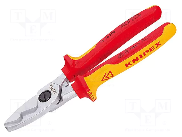 Knipex Cortacables con filo de corte doble 200mm
