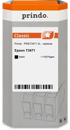 Prindo PRIET3471 Classic XL Cartucho de tinta negro