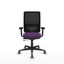 PIQUERAS Y CRESPO Silla de oficina Zulema con mecanismo Sincro/Traslack, Morado y Negro