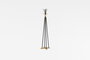 Hanah Home Perchero Moderno y Novedoso Roble y Negro 160x41 cm