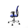 PIQUERAS Y CRESPO Silla de oficina Motilla con mecanismo Sincro/Traslack Azul
