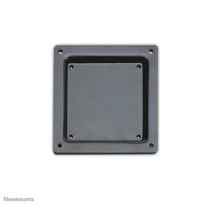 Neomounts FPMA-VESA100 Adaptador VESA Placa Conversión 75x75 a 100x100 para Soporte Monitor/TV hasta 30" - Acero Negro