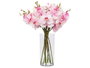 Giftdecor Jarrón Aparenza Cilíndrico de Acrílico Transparente, 15 cm de Diámetro x 30 cm de Alto (Set de 12)