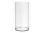 Giftdecor Jarrón Aparenza Cilíndrico de Acrílico Transparente, 15 cm de Diámetro x 30 cm de Alto (Set de 12)