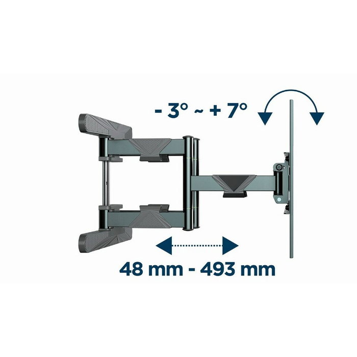 Gembird WM-80ST-01 Soporte de Pared para TV 40'' - 80'' Acero